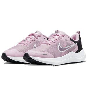 Big Kid's 4.5Y Nike Downshifter 12 NN Pink Foam/Flat Pewter-Black DM4194 600